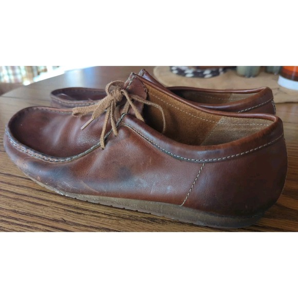 Men\'s Clarks Wallabee Chestnut Brown 10.5‎ G Wallabees Loafers Moccasins Shoes main image 6